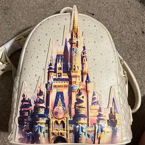 Nwt Disney parks loungefly WDW 50th castle